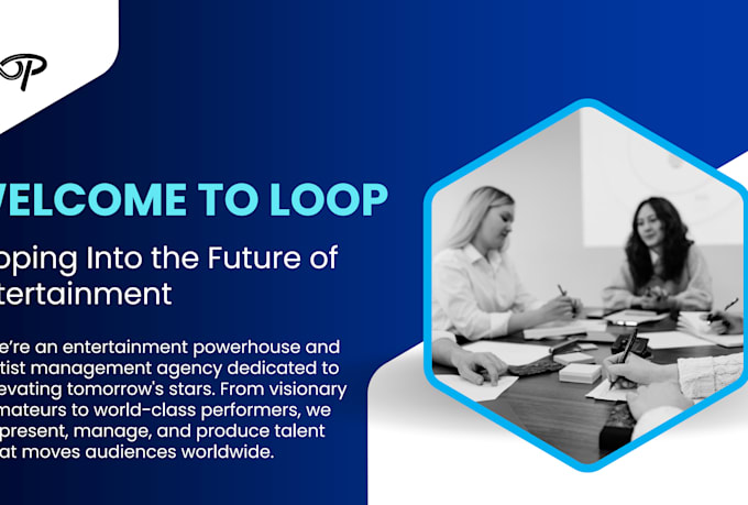 design professional company profile presentation
